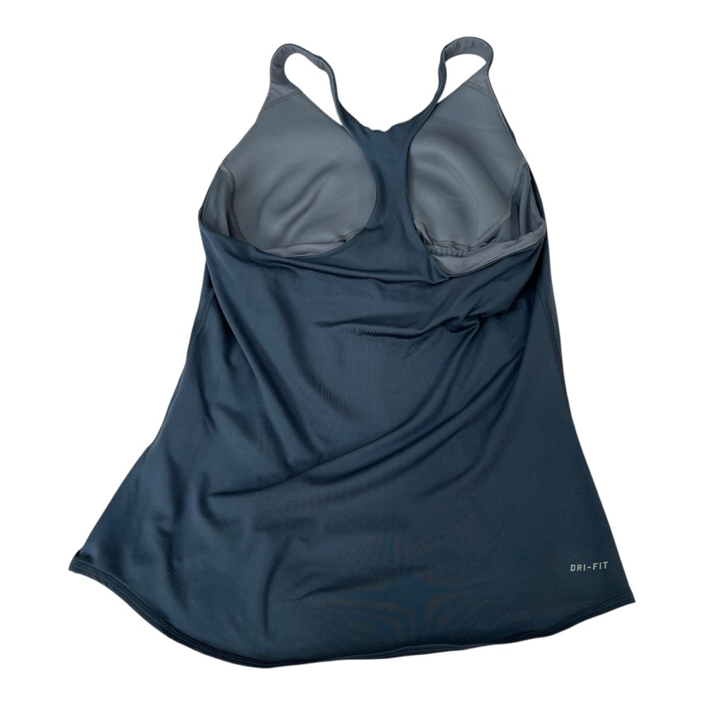 Nike Dri-FIT Gray Sports Activewear Top Yoga Gym Tennis Running
